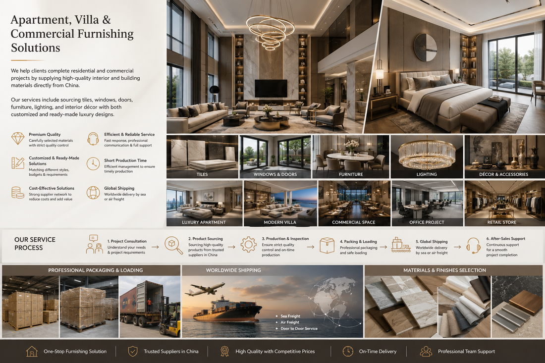 Apartment, Villa & Commercial Furnishing Solutions