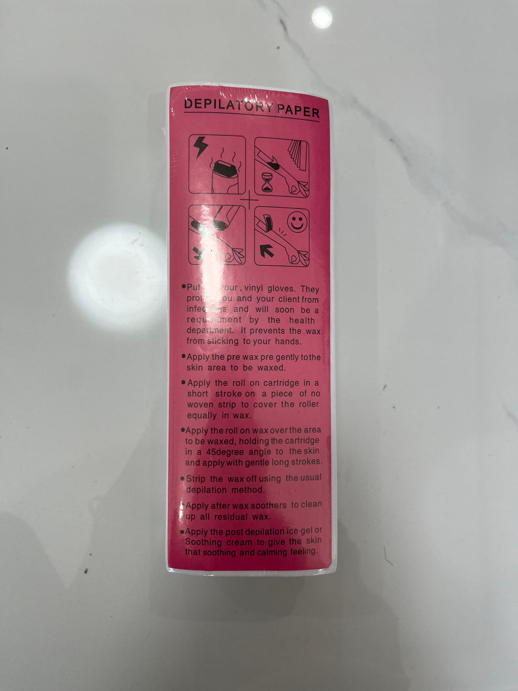 Disposable Depilatory Wax Strips